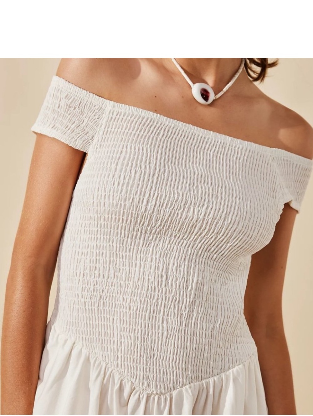 Free People Ceci
Smocked Midi - Ivory - Picture 3 of 6